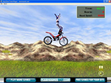 флеш игра Stunt Mania / МотоМания